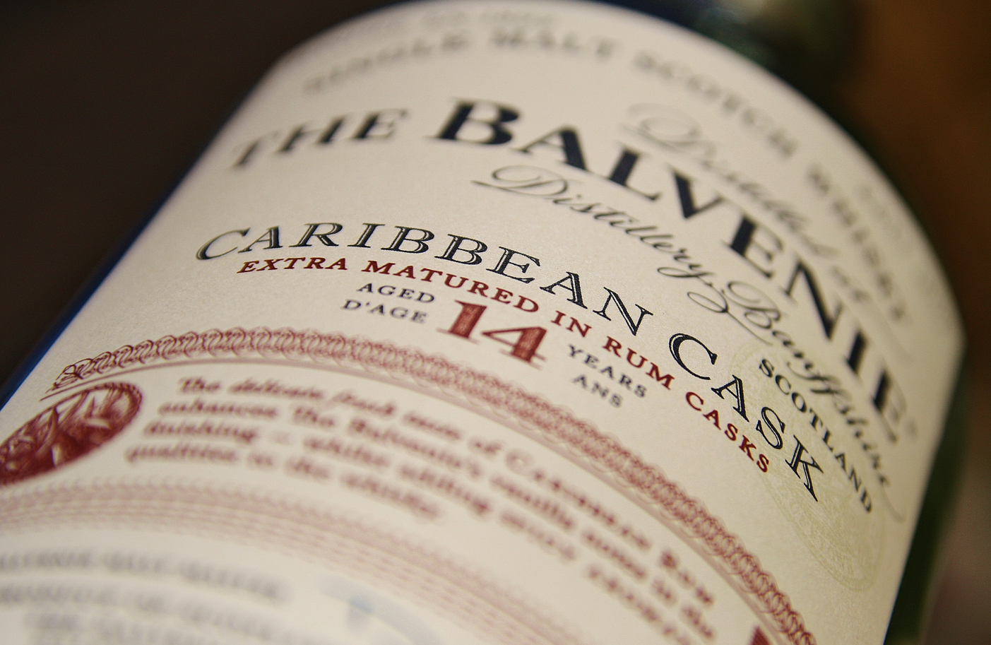 Balvenie 14 Year Caribbean Cask - The Whisky Shop Singapore