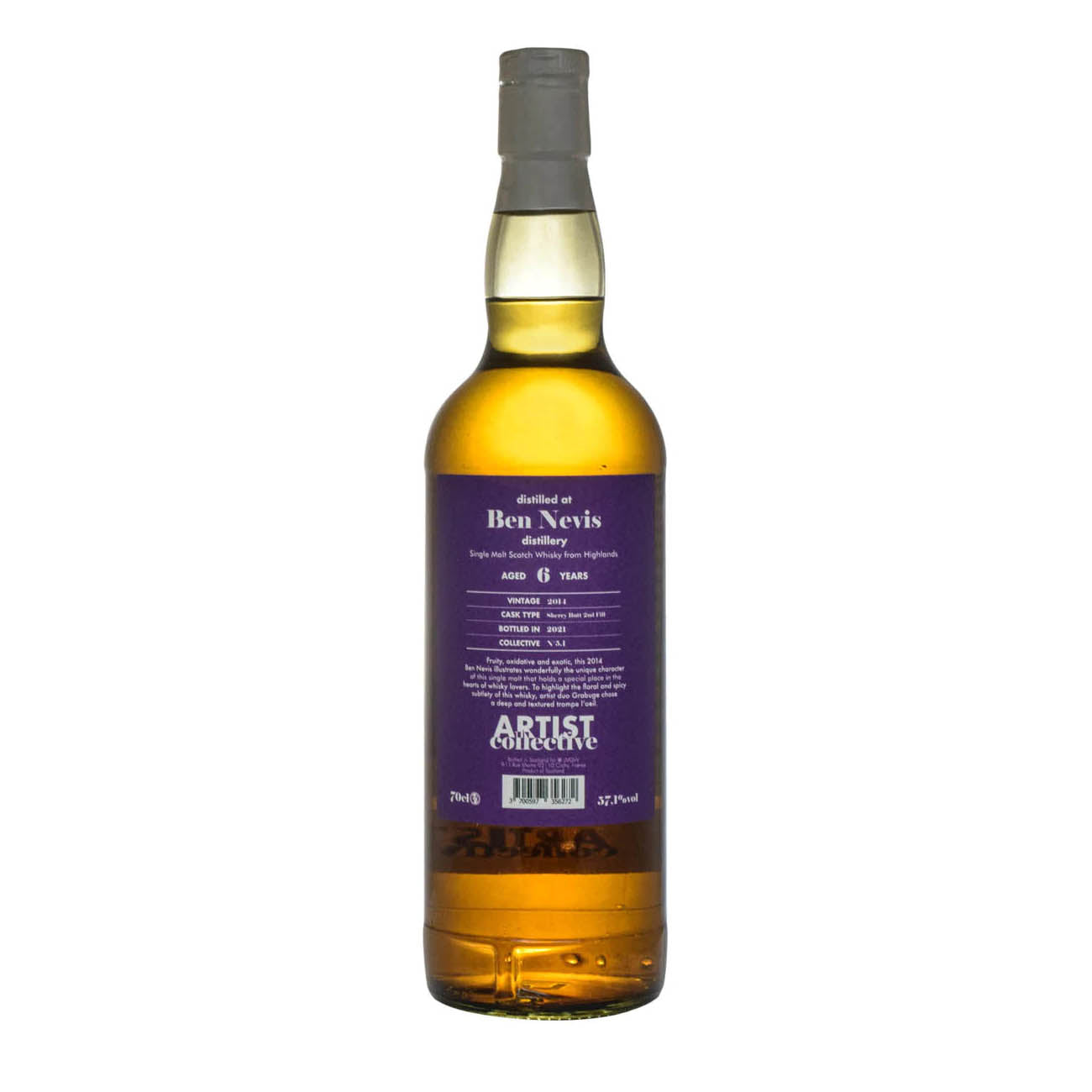 Ben Nevis 6 Year Old Highlands Single Malt Scotch Whisky - Artist Collective 2014
