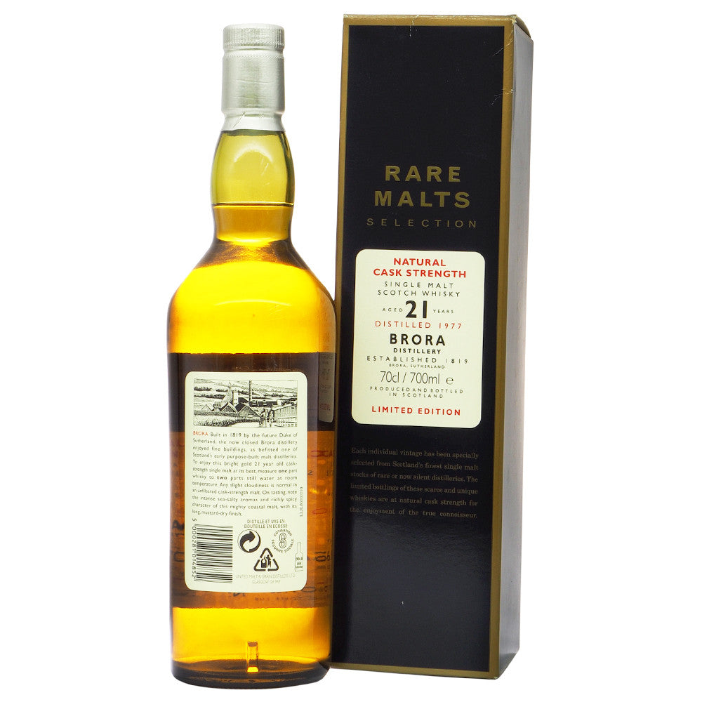 Brora 1977 21 Years Rare Malts Selections - Bottle No. 5278 - The Whisky Shop Singapore