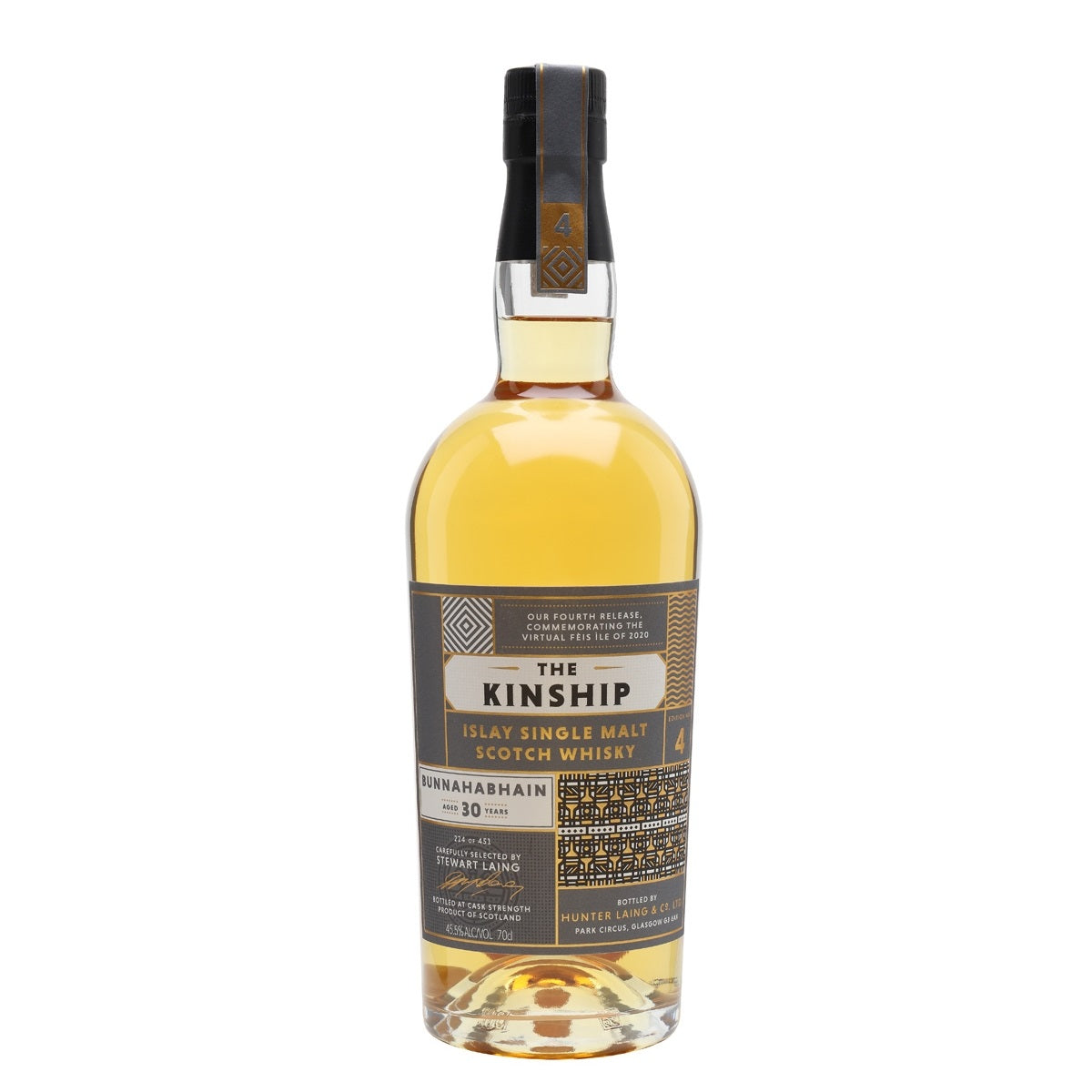 Bunnahabhain 1990 30 Year Old Hunter Laing The Kinship 4th / 2020 Release ABV 45.5% 70cl