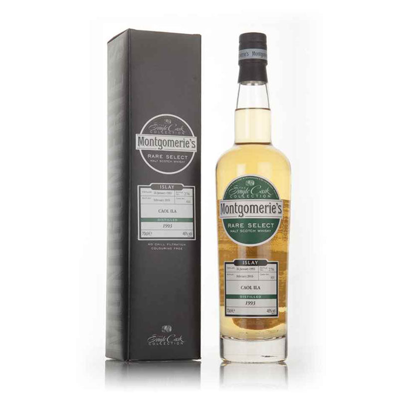 Caol Ila Distilled 1993 23 Year Old Montgomerie's Cask #631 Single Cask Single Malt Island of Islay Scotch Whisky ABV 46% Vol 700ml / 70cl (Pre-Order 7 Days)