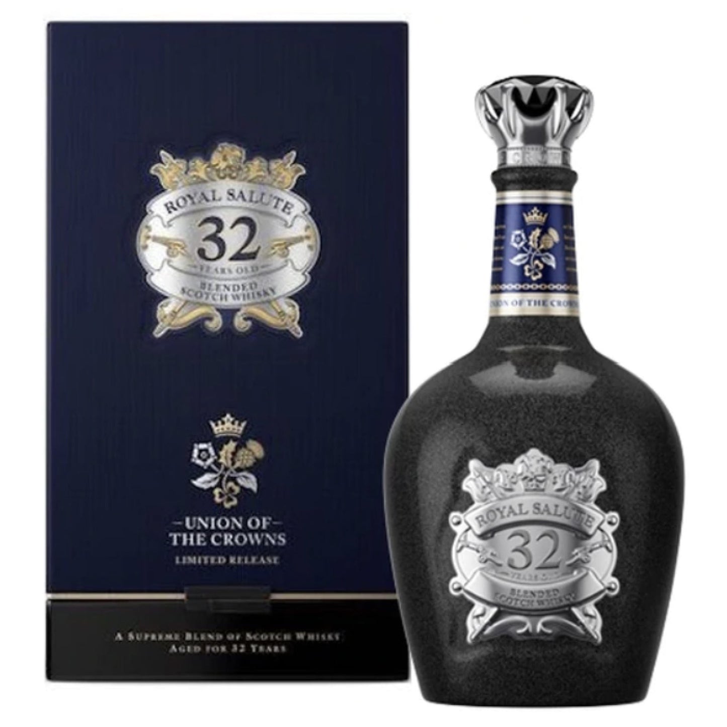 Royal Salute 32 Years Old - Union Of The Crowns Limited Release Blended Scotch Whisky ABV 40% Vol 500ml / 50cl