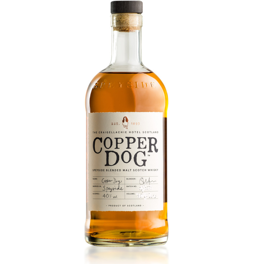 Copper Dog The Craigellachie Hotel Scotland Speyside Blended Malt Scotch Whisky ABV 43% 100cl/1000ml/1L