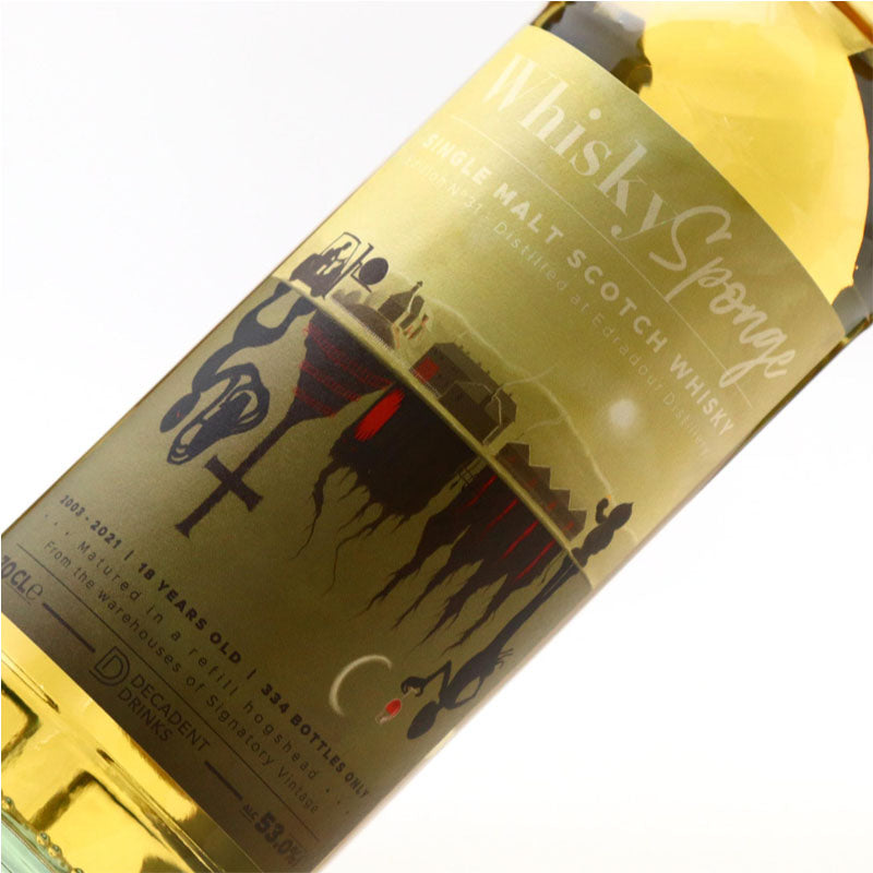 Edradour 2003 Year Old Whisky Sponge Edition No.31 ABV 53% 70CL (Pre-Order 7 Days)