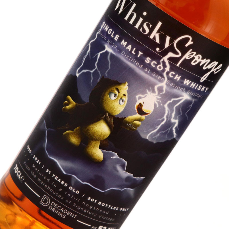 Glen Garioch 1990 31 Year Old Whisky Sponge Edition No.37 Refill Hogshead ABV 53.9% Vol 700ml / 70cl (Pre-Order 7 Days)