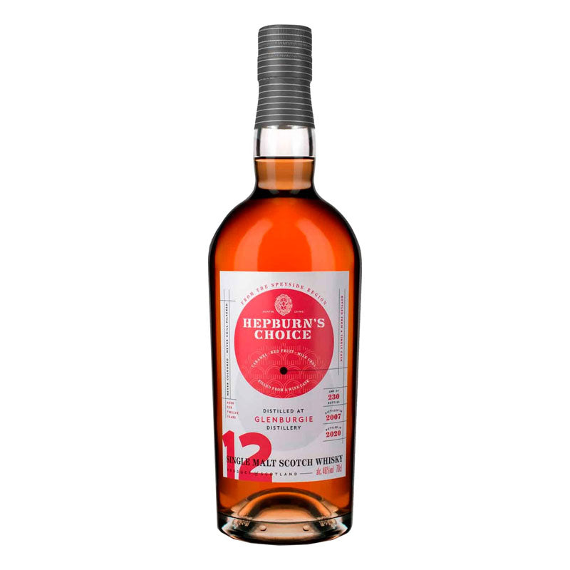 Glenburgie Distillery 2007 12 Year Old Hepburn's Choice 2020 Cask Wine Finished Speyside Single Malt Scotch Whisky ABV 46% Vol 70cl / 700ml with Gift Box (Pre-Order 7 Days)