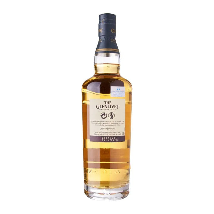 (12.12xChristmas Sale) The Glenlivet 16 Years American Oak Barrel Single Cask Edition Single Malt Scotch Whisky ABV 50.8% Vol 70cl / 700ml The Whisky Shop Singapore Exclusive (Random Bottle Number)
