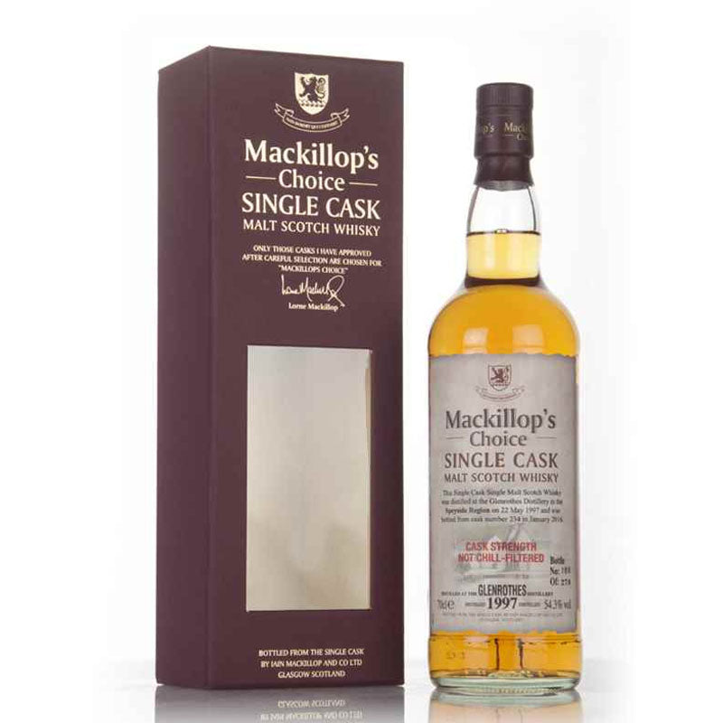 The Glenrothes Distillery 1997 18 Year Old Mackillop's Choice Series #234 Single Cask Cask Strength Speyside Single Malt Scotch Whisky ABV 54.3% Vol 700ml / 70cl (Pre-Order 7 Days)