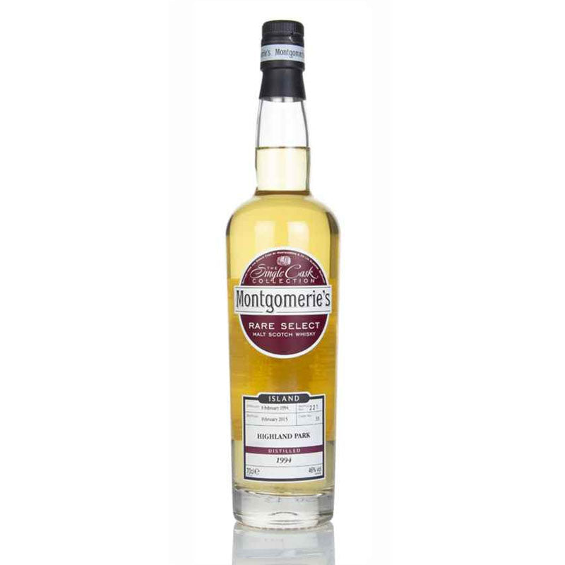 Highland Park Distilled 1994 21 Year Old Montgomerie's Single Cask #33 Orkney Island Single Malt Scotch Whisky ABV 46% Vol 70cl / 700ml (Pre-Order 7 Days)