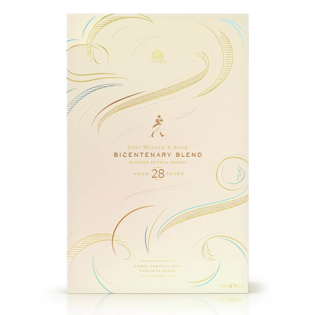 John Walker & Sons Bicentenary Blend - 28 Year Old, Blended Scotch Whisky ABV 46.00% Vol 700ml / 70cl