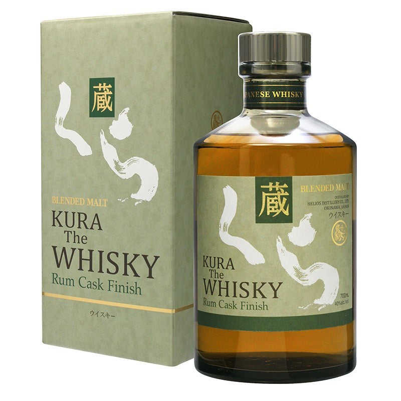Kura The Whisky Rum Cask Finish Helios Distillery Blended Malt Whisky ABV 40% Vol 700ml / 70cl (With Gift Box)