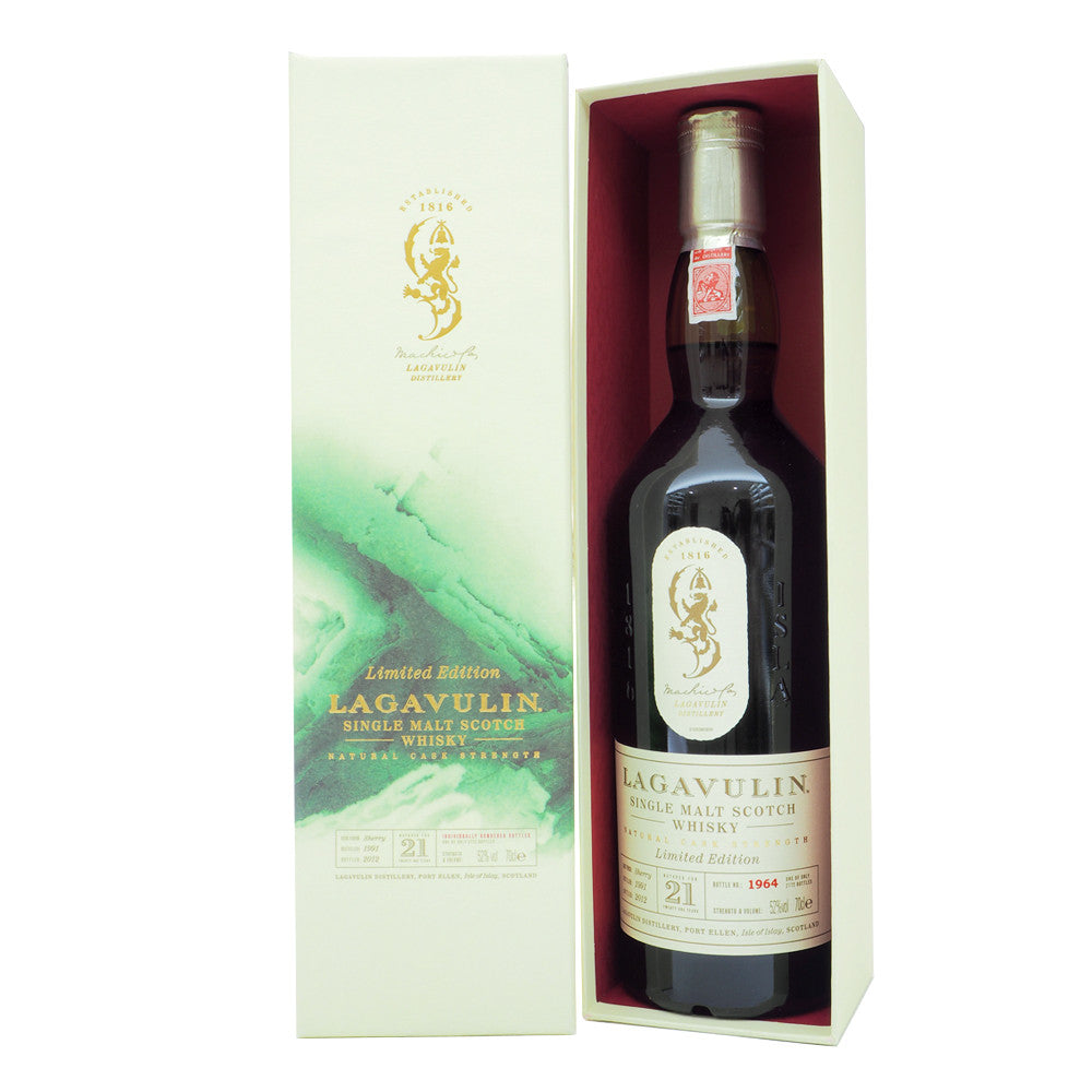 Lagavulin 1991 21 Years (Bot. 2012) #1964 - The Whisky Shop Singapore