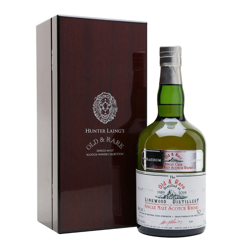 Linkwood Distillery 1989 30 Year Old "Old & Rare Heritage" Speyside Single Cask Single Malt Scotch Whisky ABV 50.4% Vol 700ml / 70cl (With Gift Box. Pre-Order 7 Days)