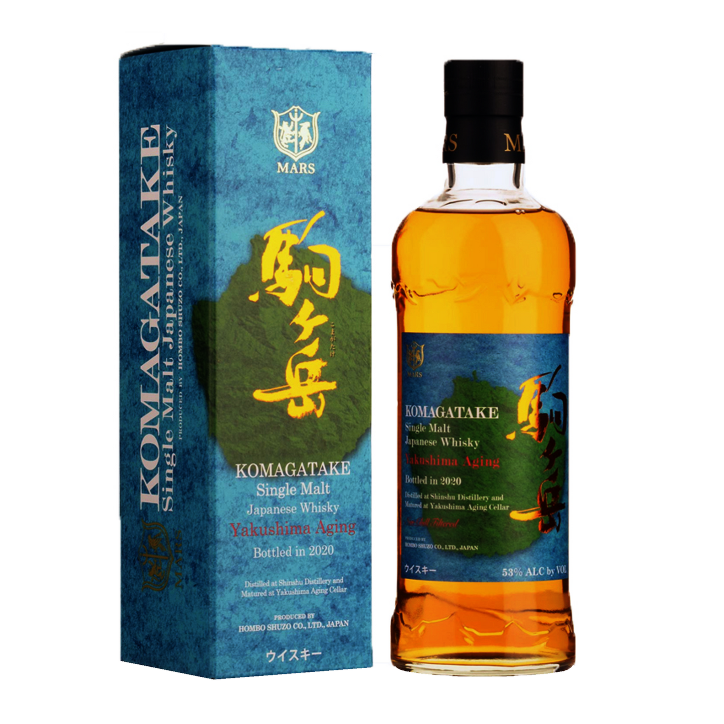 Mars Komagatake 駒ヶ岳 Distilled at Shinshu Distillery Matured at Yakushima Ageing Cellar Bottled in 2020 Single Malt Japanese Whisky ABV 53% Vol 70cl / 700ml
