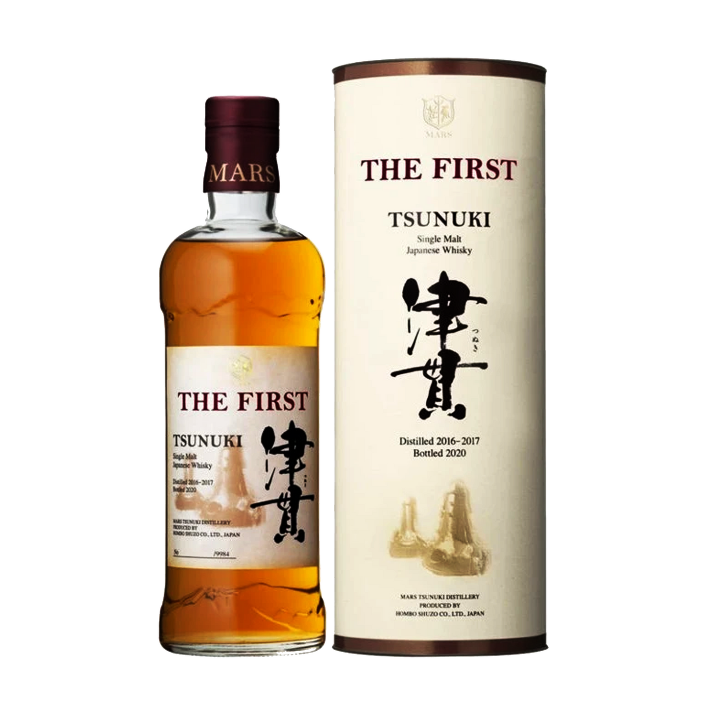 Mars Tsunuki Distillery 津贯 The First Distilled 2016-2017 Bottled 2020 Single Malt Japanese Whisky ABV 59% Vol 70cl / 700ml