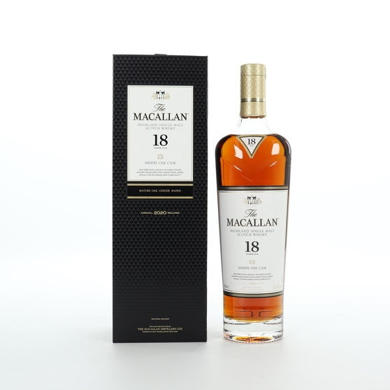 The Macallan 18 Years Sherry Oak - 2021 Annual Release ABV 43% 700ml with Gift Box