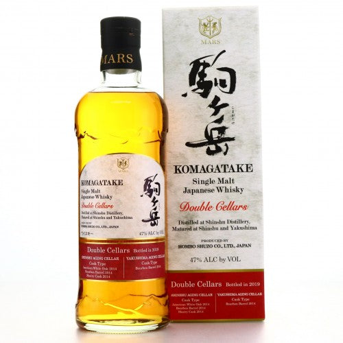 Mars Komagatake 駒ヶ岳 Distilled at Shinshu Distillery Matured at Shinshu and Yakushima Double Cellar Bottled in 2019 ABV 47% Vol 70cl / 700ml