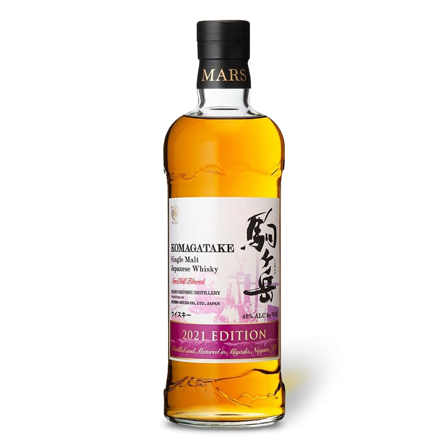 Mars Shinshu Distillery Komagatake 駒ヶ岳 2021 Edition Miyada Nagano Single Malt Japanese Whisky ABV 48% Vol 70cl / 700ml (With Gift Box)