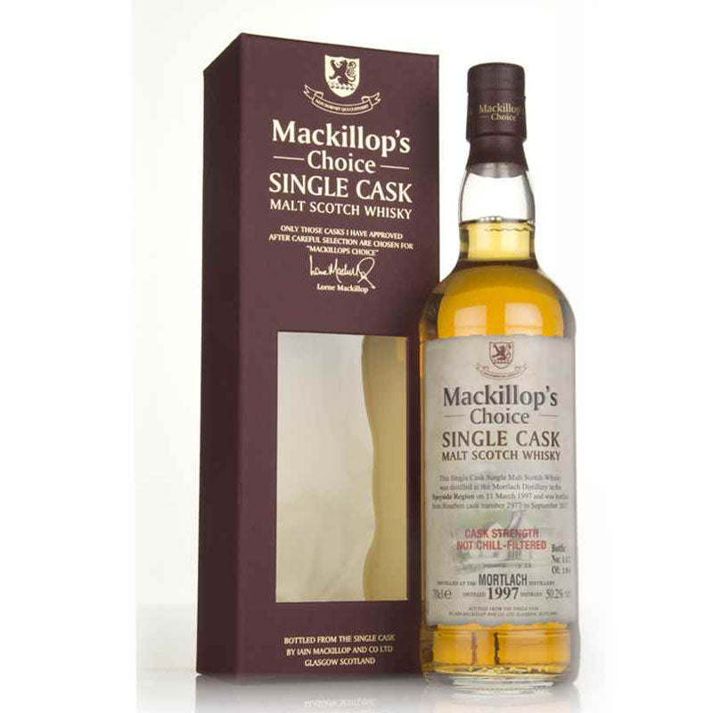 Mortlach Distillery 1997 20 Year Old Mackillop's Choice Series #2977 Single Cask Cask Strength Speyside Single Malt Scotch Whisky ABV 50.2% Vol 700ml / 70cl (Pre-Order 7 Days)