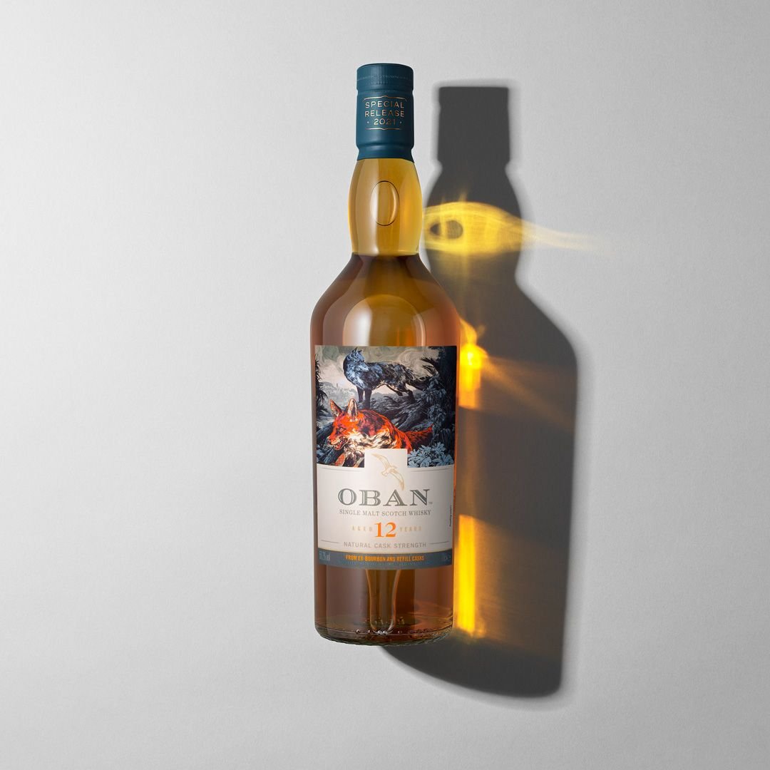 Oban 12 Year Old Special Release 2021 From Ex-Bourbon and Refill Casks Natural Cask Strength Highland Single Malt Scotch Whisky ABV 56.2% Vol 70cl / 700ml