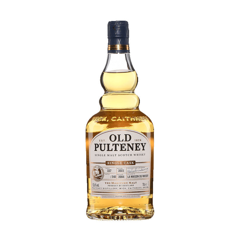 Old Pulteney Single Cask LMDW 17 Year Old Highland Single Malt ABV 53.6% Vol 70cl / 700ml (With Gift Box)