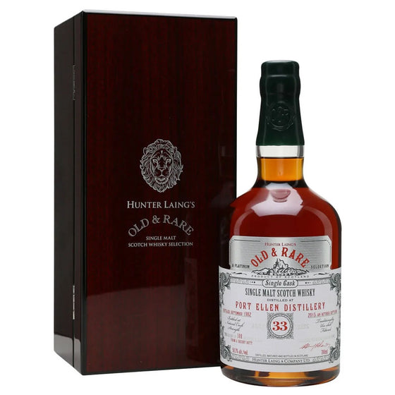 Port Ellen 1983 33 Year Old "Old & Rare" Cask Sherry ABV 56.8% 70CL with Gift Box