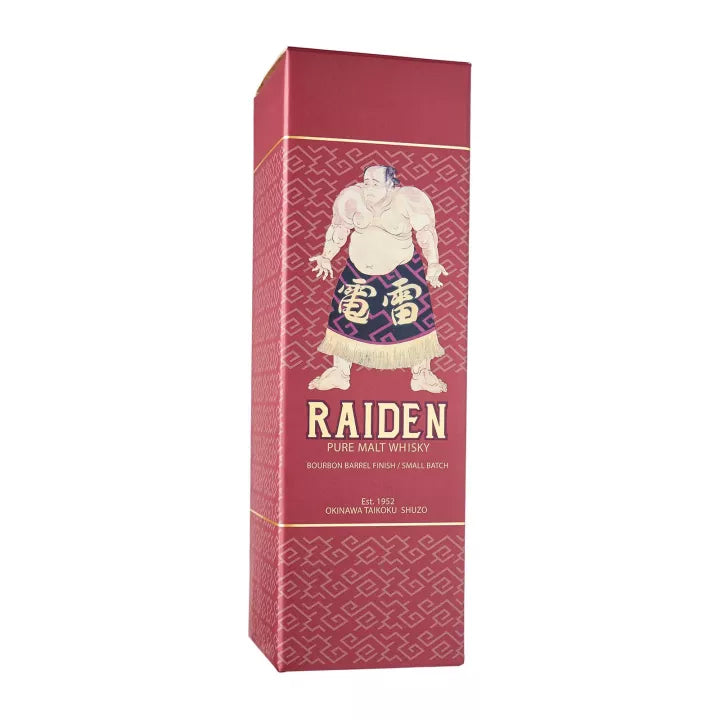 (12.12xChristmas Sale) (B1F1) Raiden Pure Malt Whisky ABV 43% Vol 700ML / 70cl with Gift Box (Buy 1 Free 1)