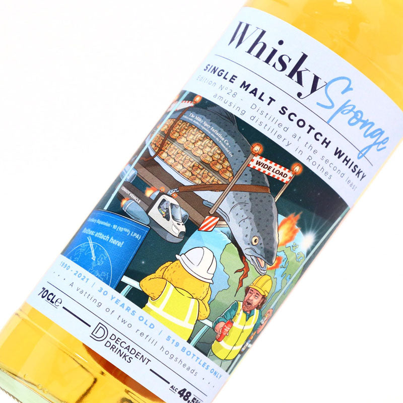 (Secret Speyside) 1990 30 Year Old Whisky Sponge Edition No.28 Single Malt Scotch Whisky ABV 48.5% Vol 70cl / 700ml (Pre-Order 7 Days)