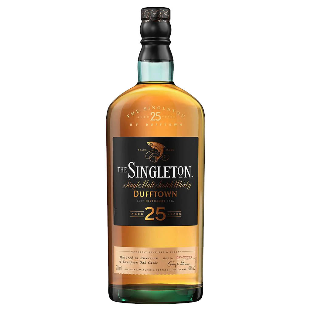 The Singleton Dufftown Distillery 25 Year Old Matured in American and European Oak Casks Single Malt Scotch Whisky ABV 43.00% Vol 700ml / 70cl