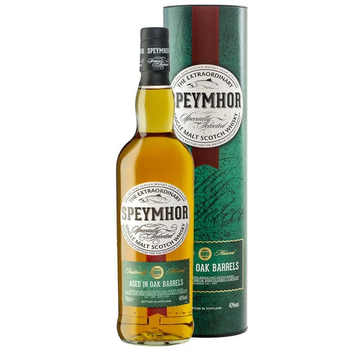 SpeyMhor The Extraordinary Aged In Oak Barrels Highland Single Malt Scotch Whisky ABV 40% 70cl / 700ml (With Gift Box)