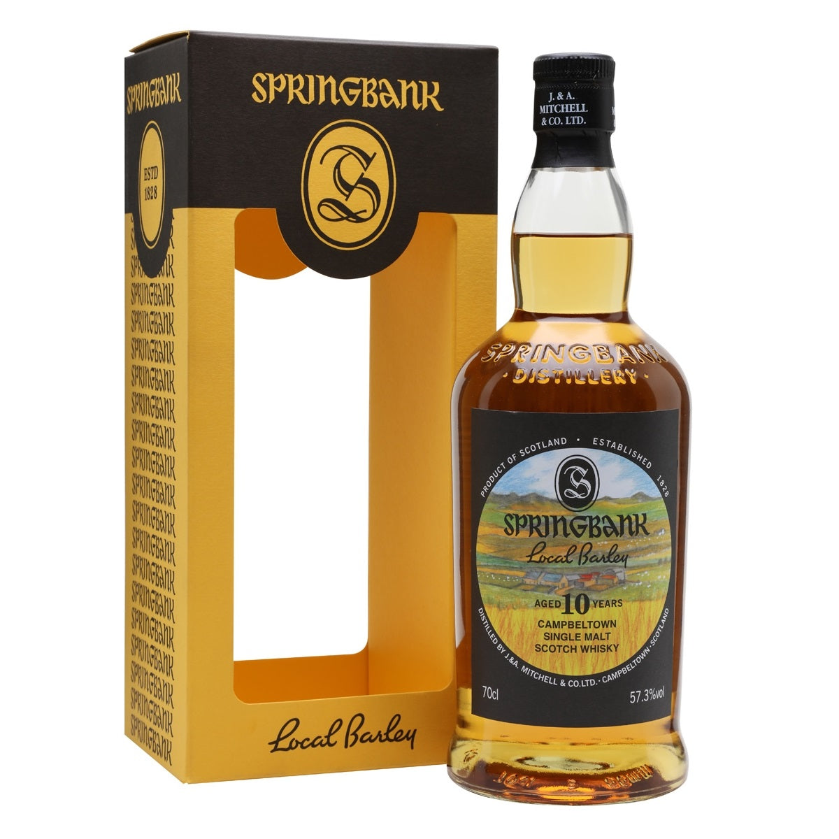 Springbank 10 Year Old 2007 Local Barley Campbeltown Single Malt Scotch Whisky ABV 57.3% Vol 70cl / 700ml