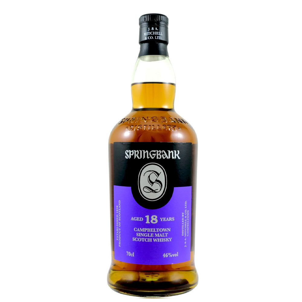 Springbank 18 Year Old Vintage 2022 Campbeltown Single Malt Scotch Whisky ABV 46% Vol 70cl / 700ml (No Box)