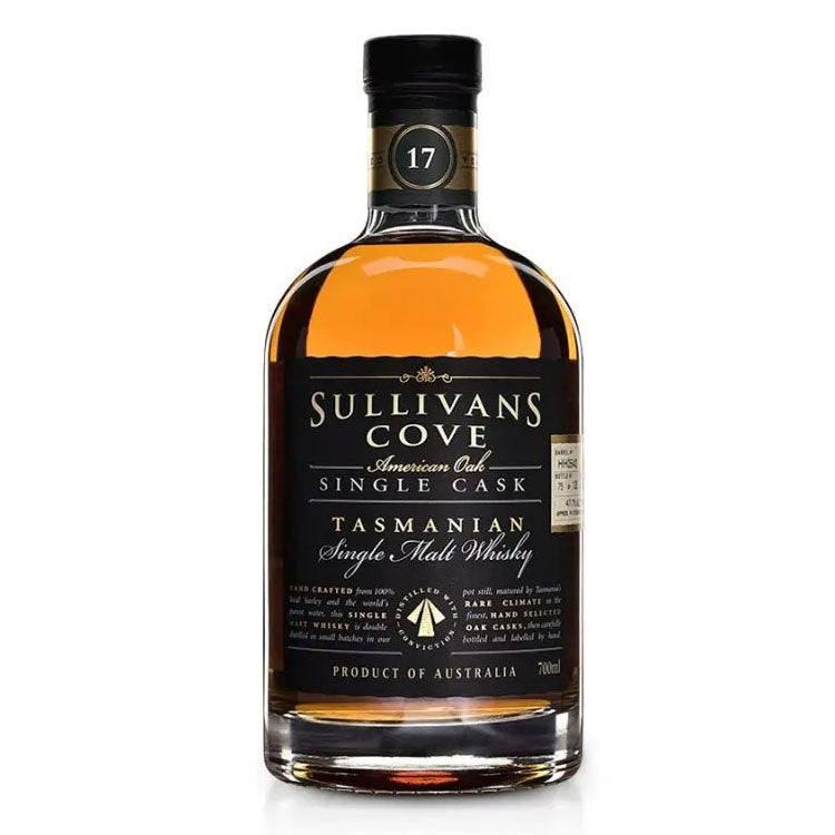 Sullivans Cove 2000 17 Year Old Amercian Oak Ex-Bourbon Single Cask Tasmanian Single Malt American Whisky ABV 47.50% Vol 70cl / 700ml