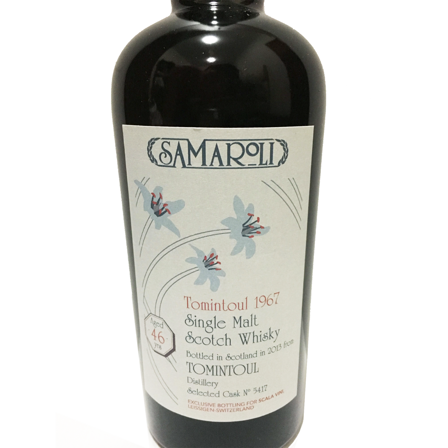Tomintoul Distillery 1967 46 Year Old Samaroli Selected Cask Number 5417 Highland Single Malt Scotch Whisky ABV 40% Vol 50cl / 500ml