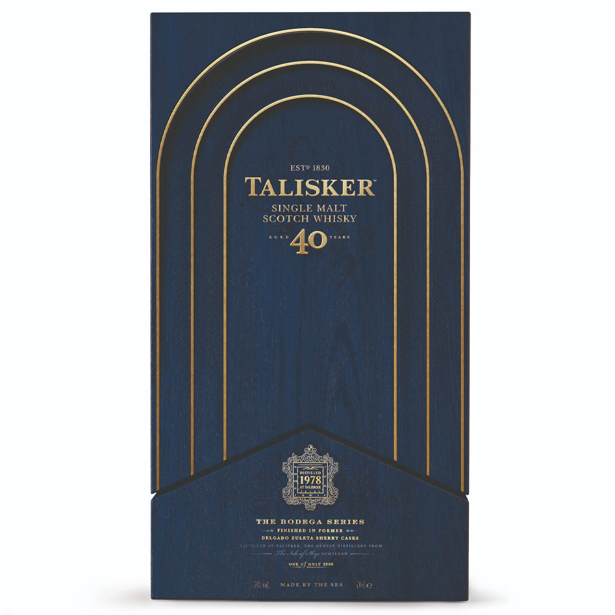 Talisker Bodega 40 Year Old, Bodega Series, Isle of Skye Single Malt Scotch Whisky ABV 50.00% Vol 700ml / 70cl