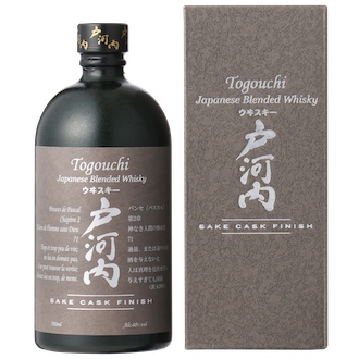 Togouchi 户河内 Sake Cask Finish Japanese Blended Whisky ABV 40% Vol 70cl / 700ml