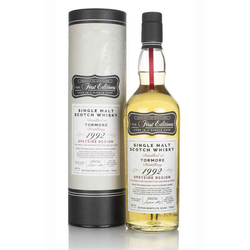 Tormore Distillery 1992 26 Year Old The First Editions Series #16487 Speyside Single Malt Scotch Whisky ABV 45.7% Vol 700ml / 70cl (With Gift Box. Pre-Order 7 Days)