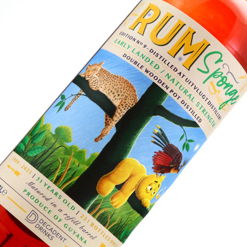 Uitvlugt 1989 31 Year Old Rum Sponge Cask Edition No.9 Refill Barrel ABV 50% Vol 700ml / 70cl (Pre-Order 7 Days)