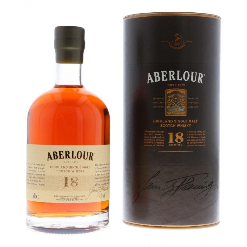Aberlour 18 Year Old Speyside Single Malt Scotch Whisky ABV 40% 50cl