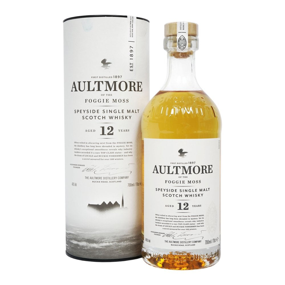 Aultmore 12 Year Old Speyside Single Malt Scotch Whisky ABV 46% Vol 700ml / 70cl with Gift Box