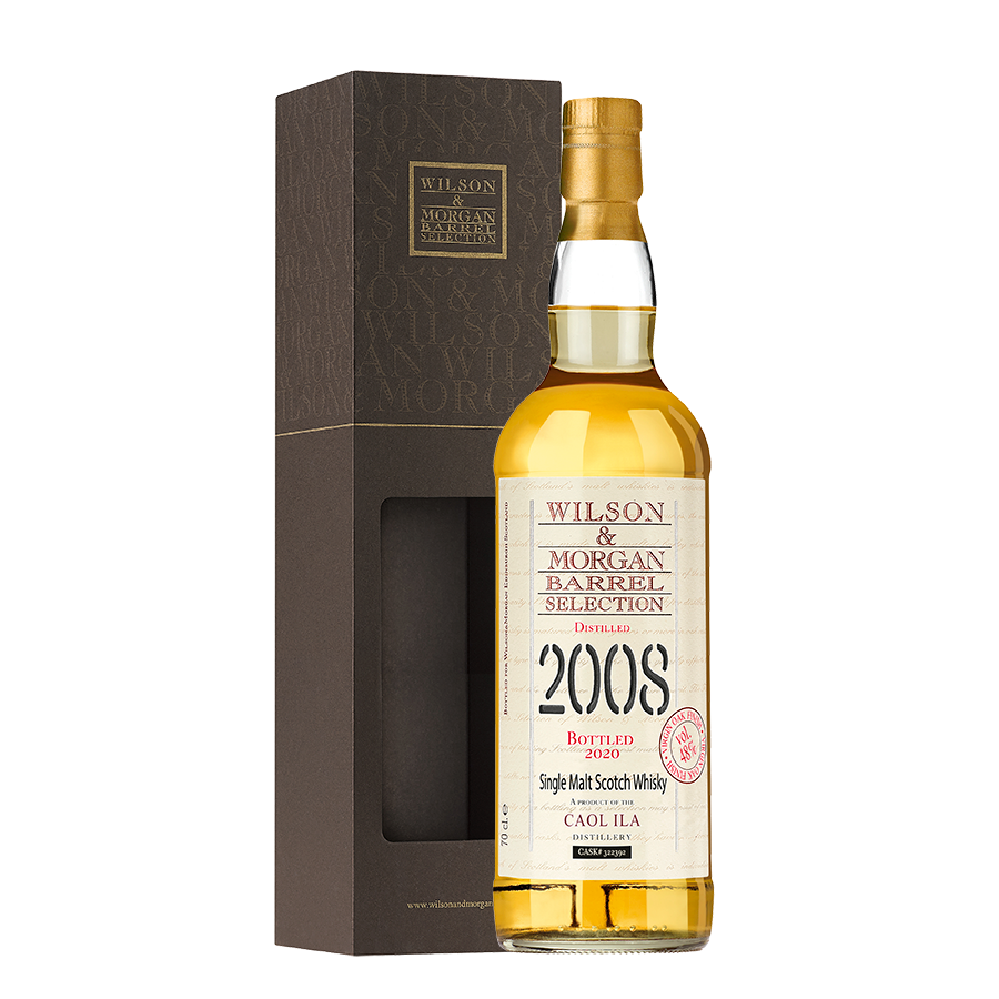 Caol Ila Distilled 2008 Bottled 2020 Wilson & Morgan Barrel Selection 12 Year Old Virgin Oak Finish Islay Single Malt Scotch Whisky ABV 48% Vol 70cl / 700ml with Gift Box