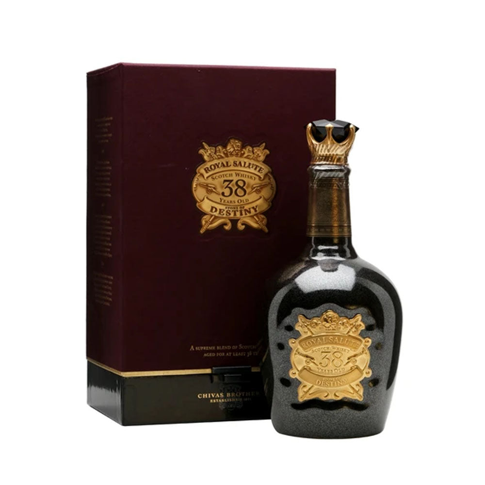 Royal Salute 38 Years Old Stone Of Destiny Scotch Whisky ABV 40% Vol 50cl / 500ml