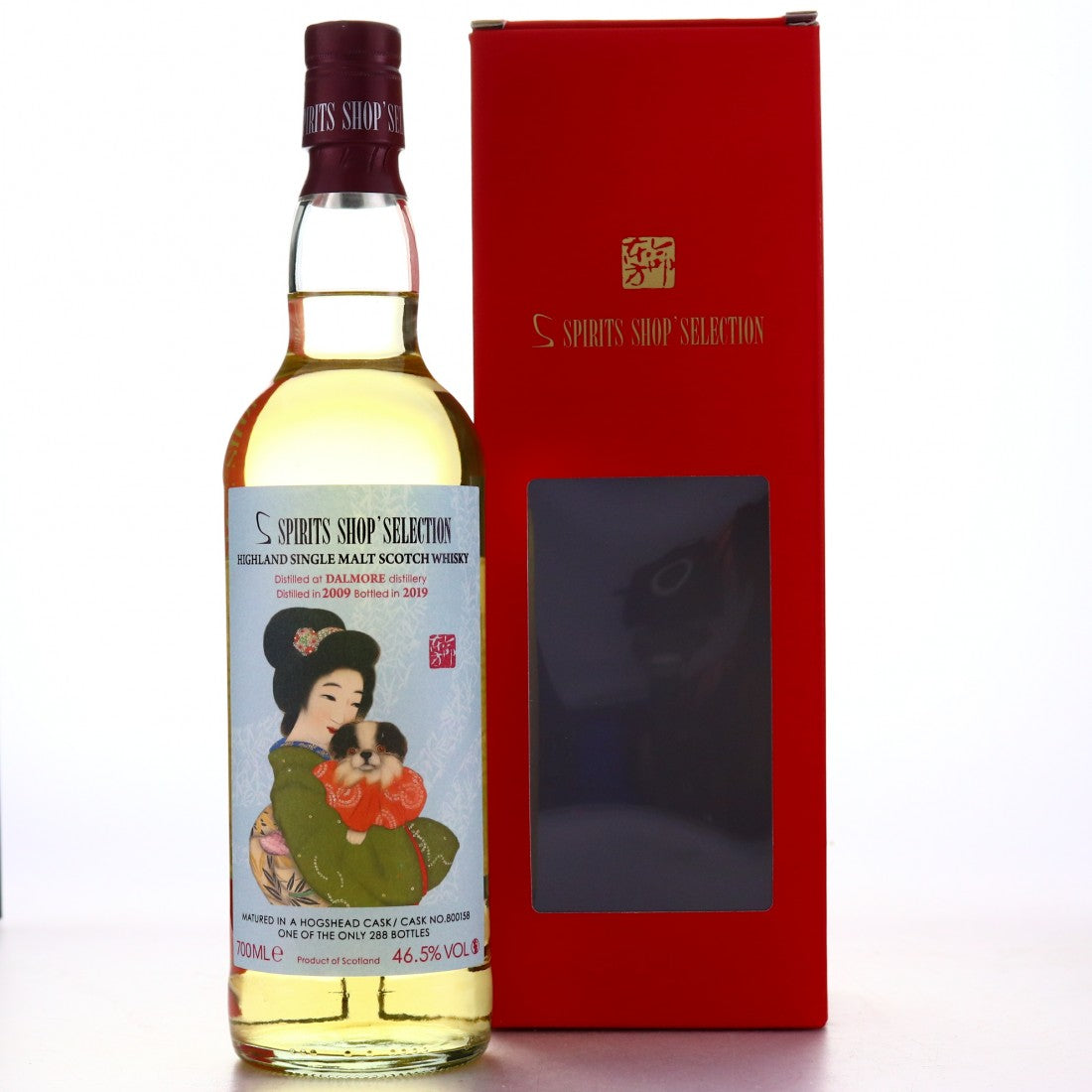 Dalmore 2009 10 Year Old Spirits Shop Selection Cask #800158 Hogshead ABV 46.5% 70CL with Gift Box (Pre-Order 7 Days)