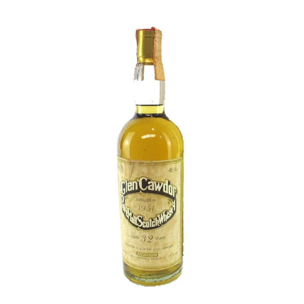 Glen Cawdor 32 Year Old Distilled in 1951 Samaroli Highland Pure Malt Scotch Whisky ABV 43% Vol 75cl / 750ml
