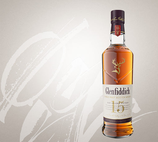 Glenfiddich 15 Years Our Solera Fifteen Single Malt Scotch Whisky ABV 40% Vol 100cl / 1000ml / 1L