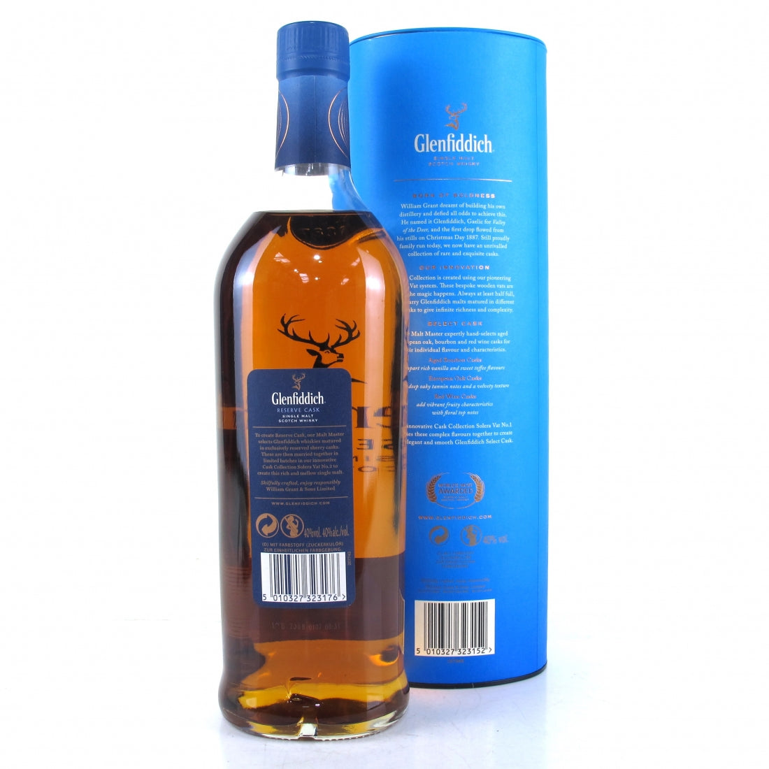 Glenfiddich Reserve Cask Single Malt Scotch Whisky ABV 40% Vol 100cl / 1000ml / 1L