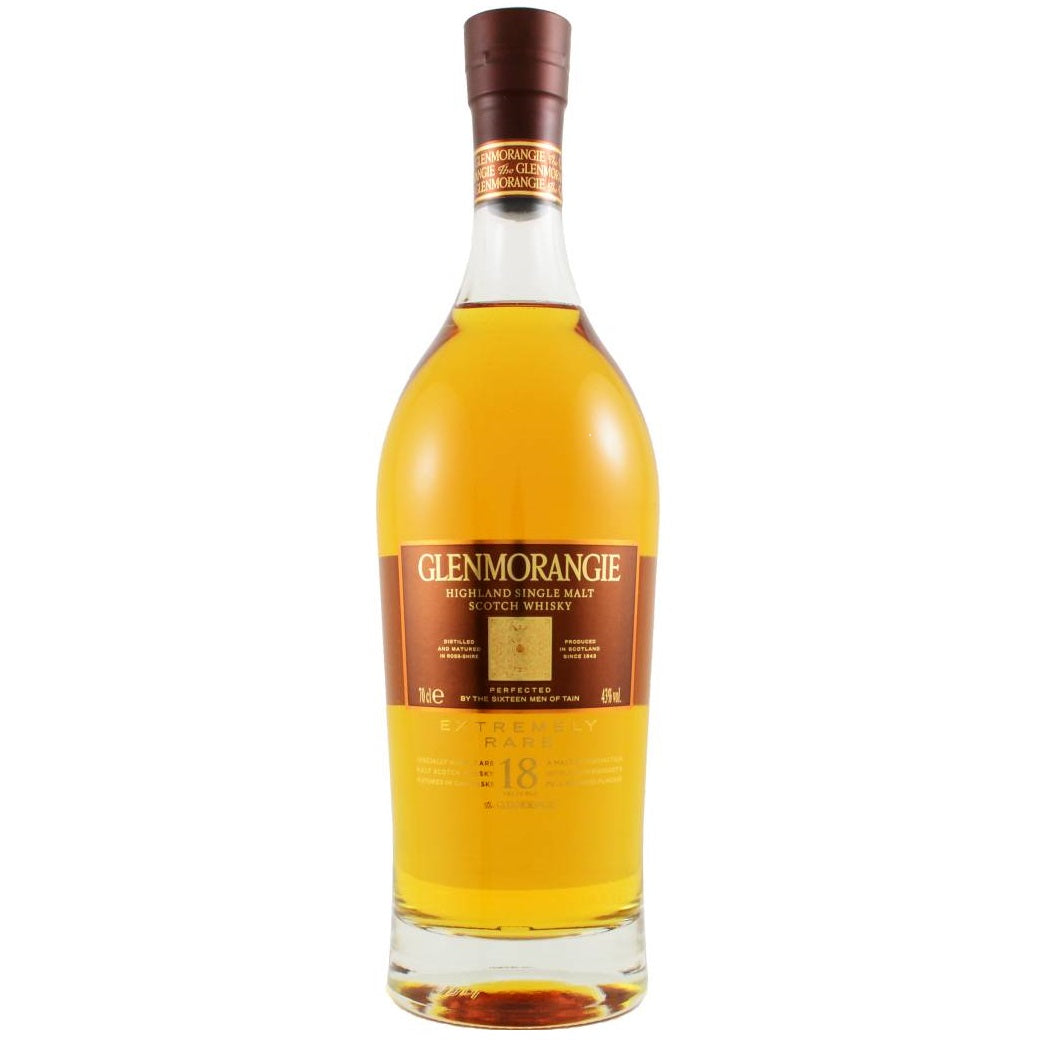 Glenmorangie 18 Year Old Extremely Rare Highland Single Malt Scotch Whisky ABV 43% Vol 70cl / 700ml (With Box)