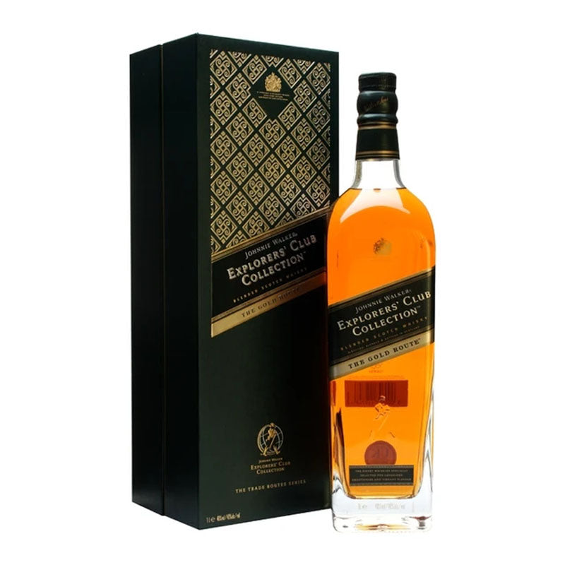 Johnnie Walker Explorers' Club Collection The Gold Route Blended Scotch Whisky ABV 40% Vol 1000ml / 100cl / 1L (With Gift Box)