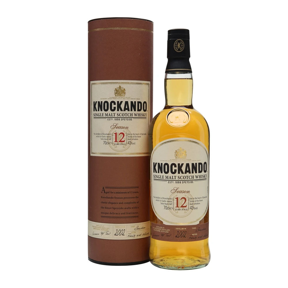 Knockando 2002 12 Year Old Speyside Single Malt Scotch Whisky ABV 43% Vol 700ml / 70cl