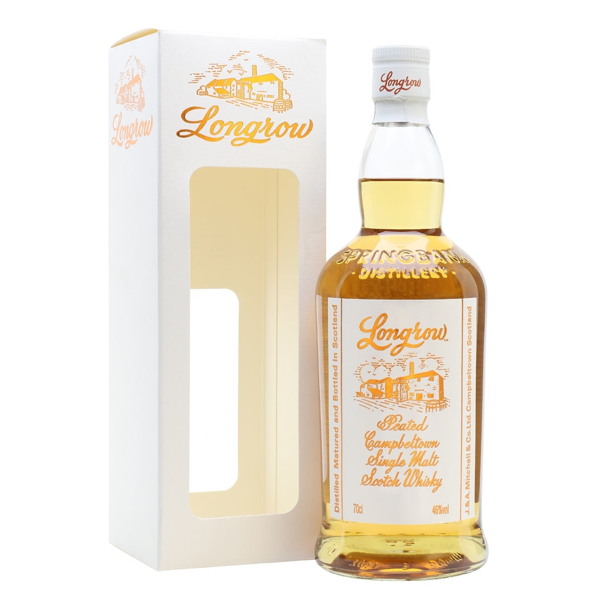 Longrow Peated Campbeltown Single Malt Scotch Whisky ABV 46% Vol 70c / 700ml